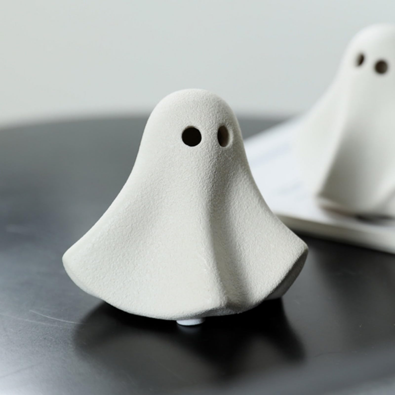OwMell Ghost Decor Gothic Fish Tank Decor,‌Halloween Aquarium Décor, Small Fish...