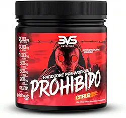 3VS Nutrition Pré Treino Prohibido 360g Sabor Citrus