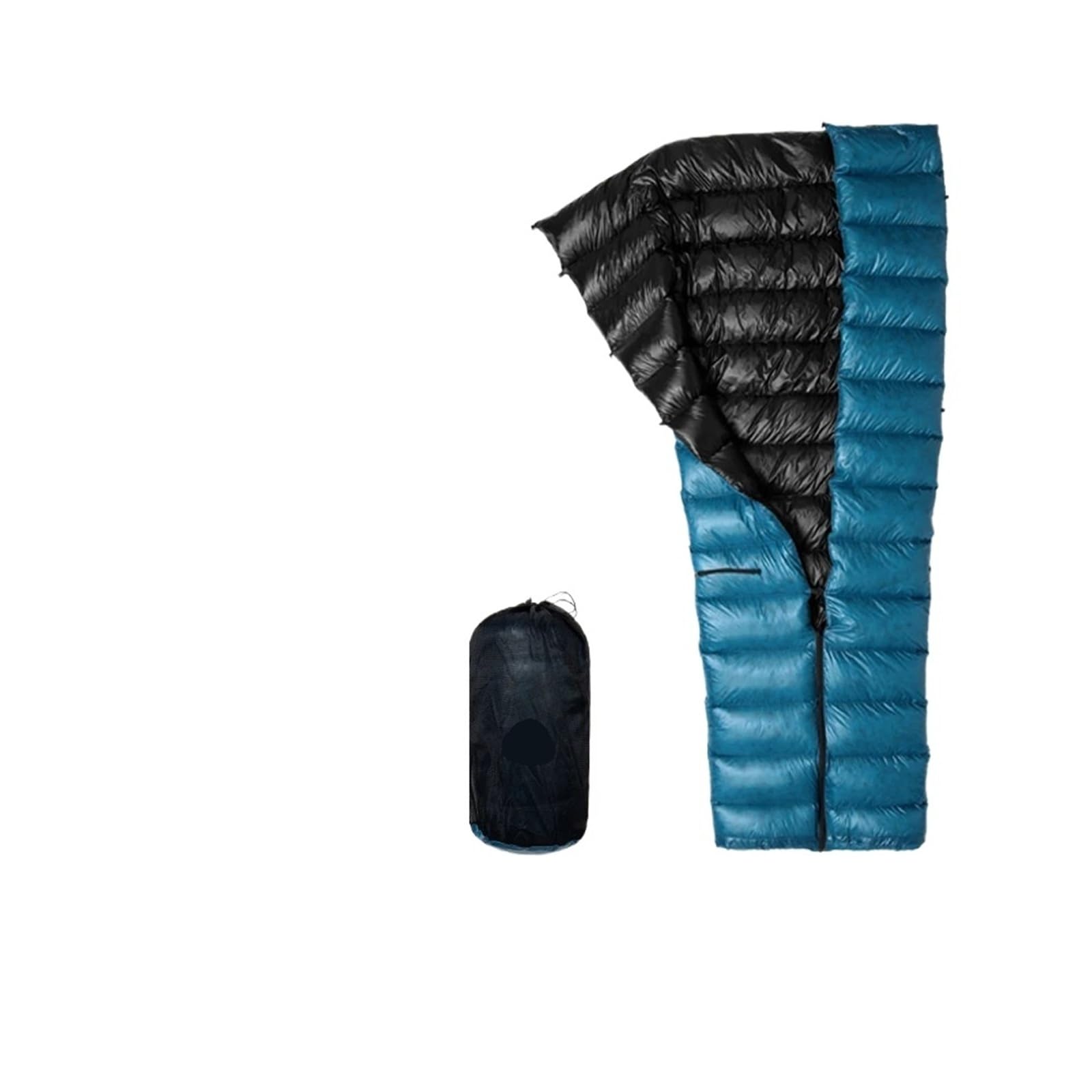 Ultralight 800FP Duck Down Camping Sleeping Bag 500G Fill 15D Nylon -8 C Rating