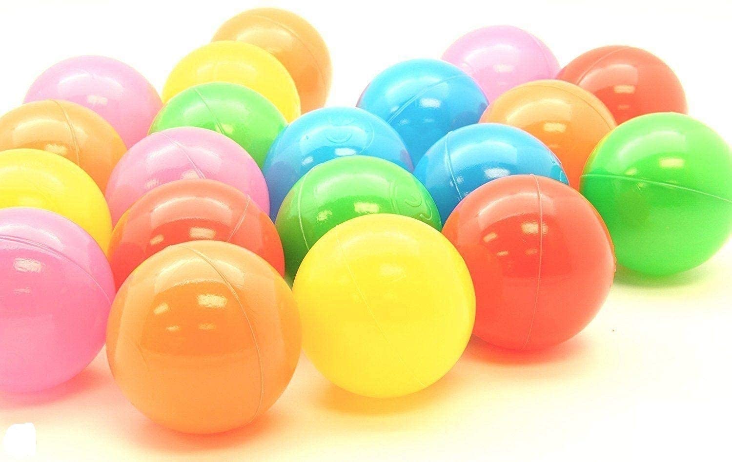Webby Colourful Plastic Pool Fun Ball for Kids (Pack of 50) - Image 6 thumbnail