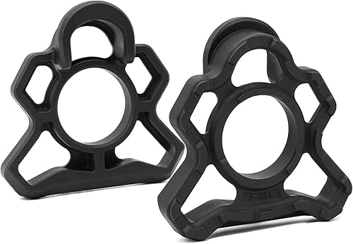 THINVIK Pedal sin clip para convertir pedales planos, adaptadores de pedal de plataforma universal para pedal de sistema Shimano SPD-SL (solo