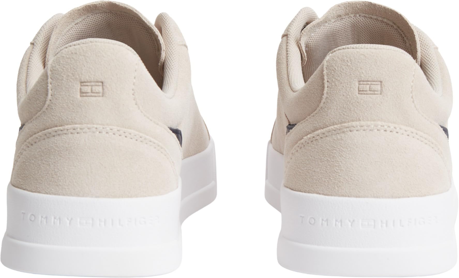 Tommy Hilfiger Herren Court Sneaker Premium aus Leder, Braun (Classic Stone), 44 – Ansicht 2