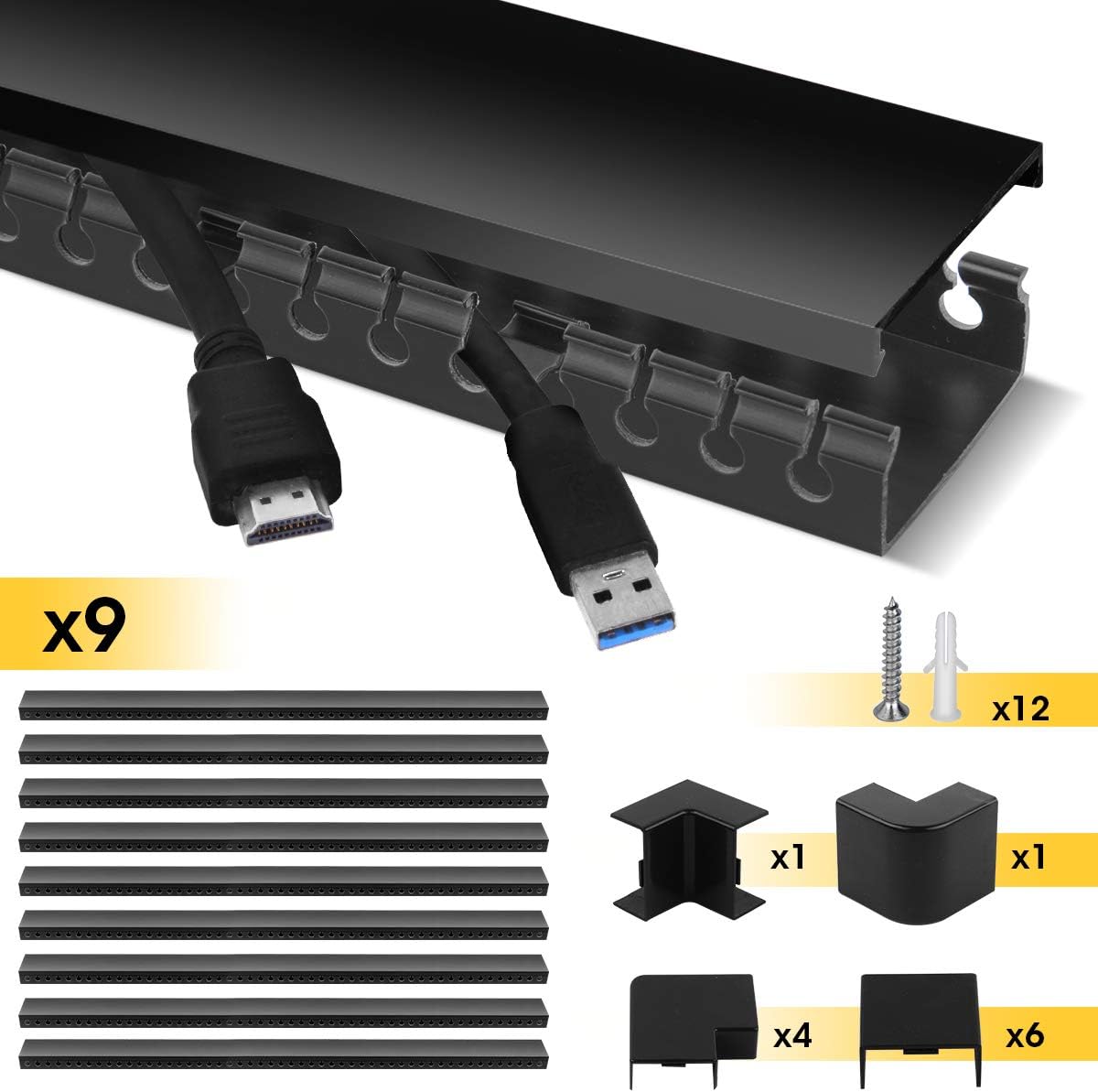 copricavo per cavo a parete