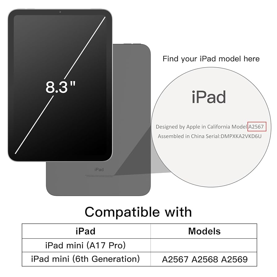T*U様 iPad mini(A17 Pro) 専用カバー&フィルム付き 128 Apple（アップル） iPad mini(A17 Pro) Wi-Fiモデル 128GB