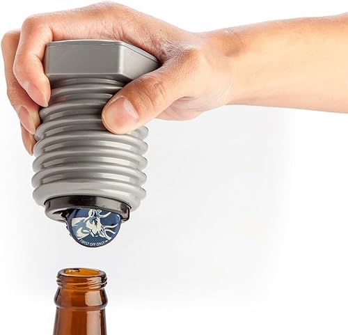Miniatura 3 de Abridor automático de botellas de cerveza de alta calidad, abridor de botellas de soda atornillable, atrapador magnético de tapa de empuje hacia
