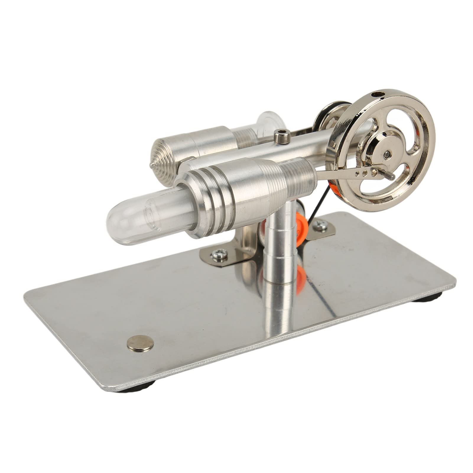 Focket Stirling Motor Bausatz mit Glaskolben, Alkoholbetrieben