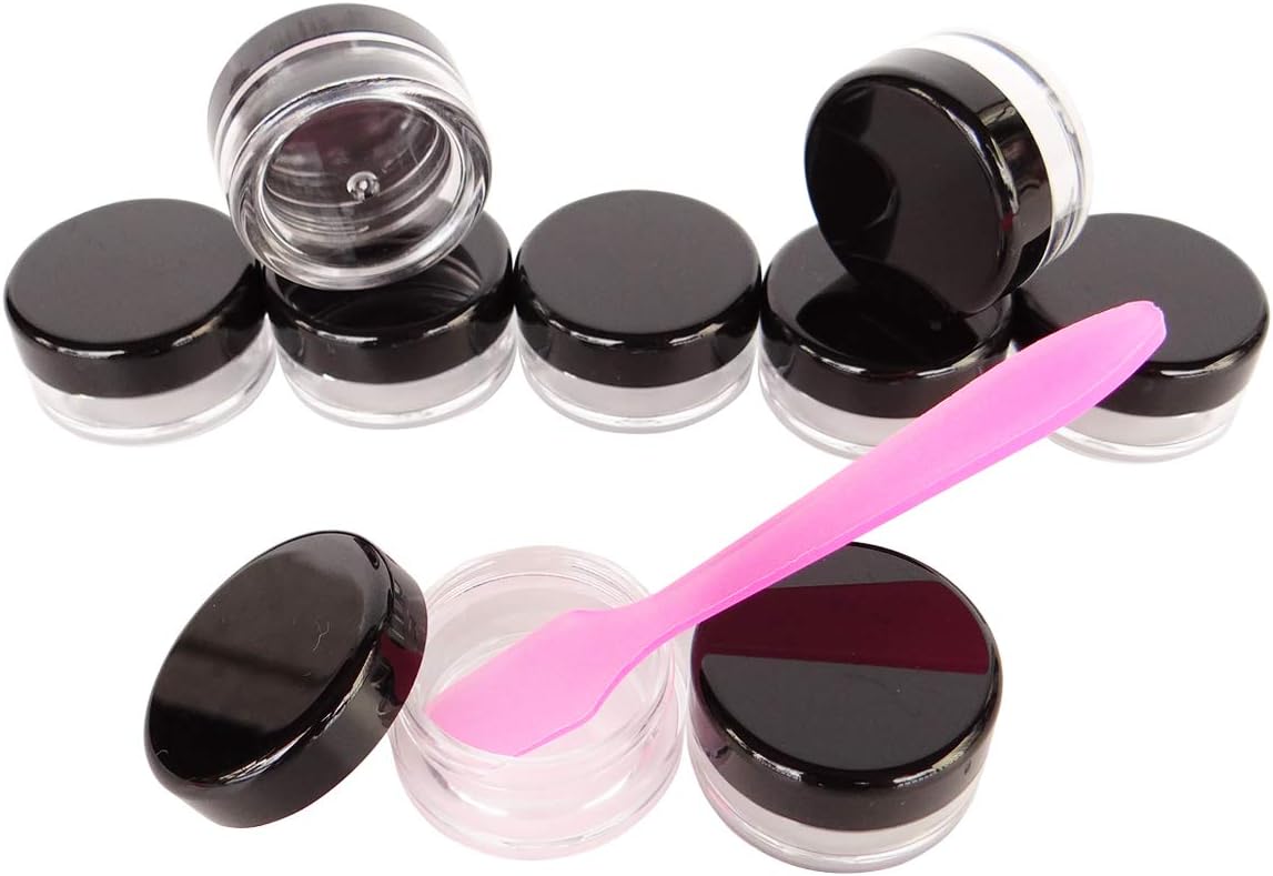 50pcs 5g/5ml Empty Clear Round Makeup Jars, BPA Free Container image 3