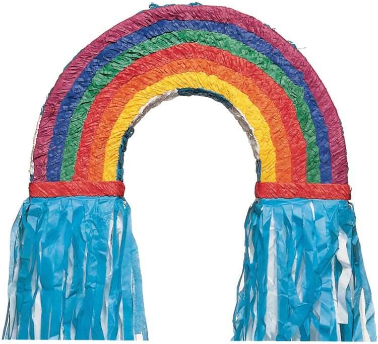 Amscan P17150 - Rainbow Fringe Party Pinata - 56cm