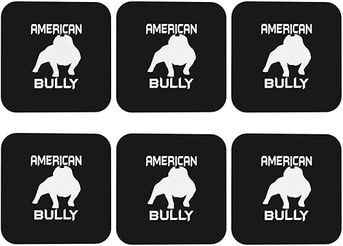 Miniatura 2 de American Bully - Posavasos absorbentes antiquemaduras, para comedor, cocina, oficina, 6 unidades