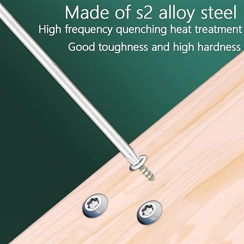 Miniatura 9 de PH2SL6 - Puntas magnéticas de doble extremo, herramienta eléctrica S2, vástago hexagonal de 14 de pulgada de longitud, 10 unidades