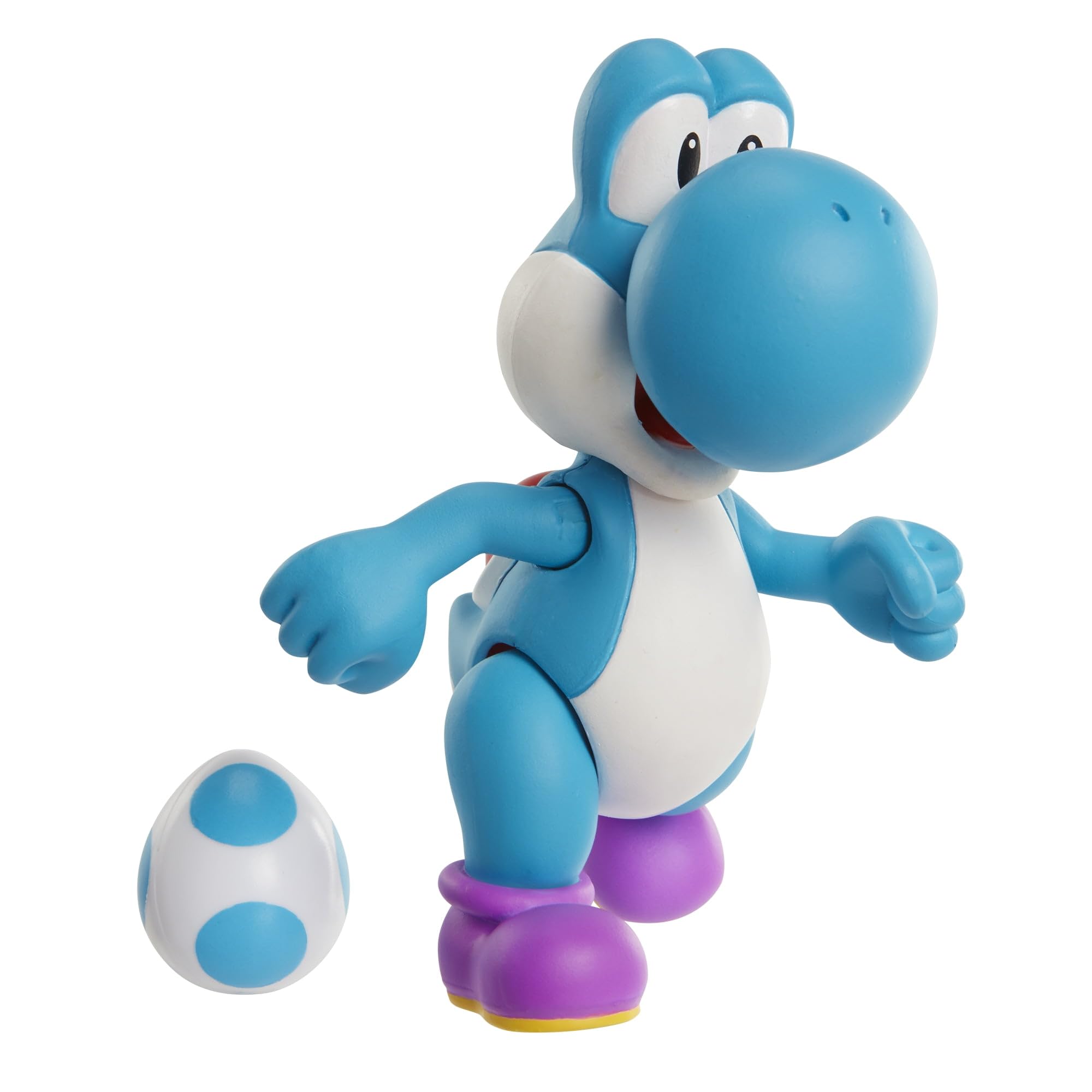 Amazon.co.jp: World of Nintendo Light Blue Yoshi with Egg Action