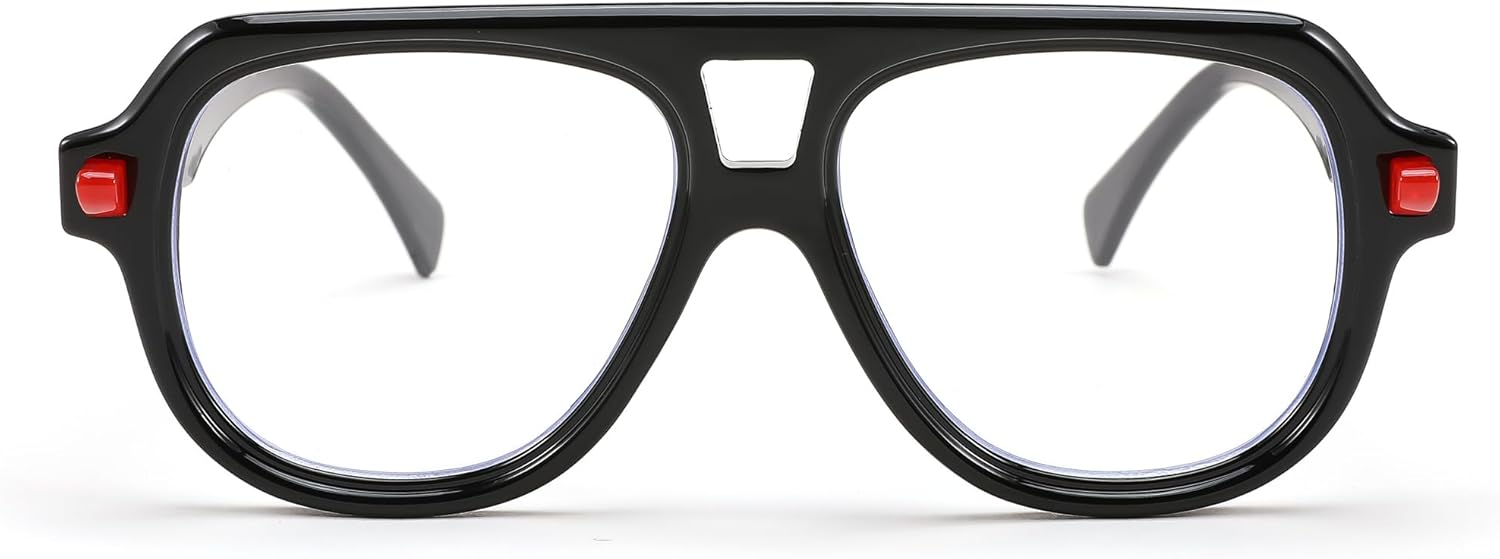 FEISEDY Aviator Frame Glasses for Women Men Blue Light Blocking Glasses Anti Glare Computer Eyeglasses B0039 - Image 4