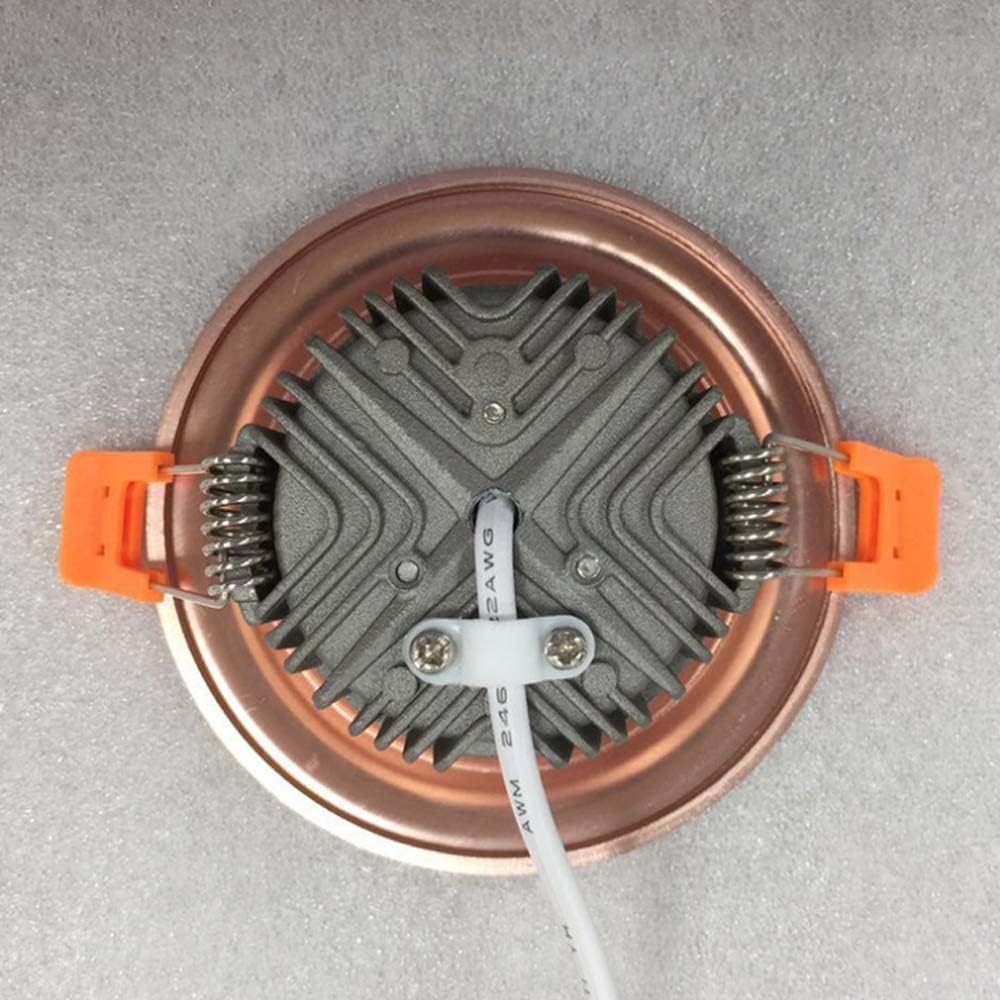 Spotlight，Led Recessed Indoor Decoration Low Profile Slim round Panel Light Not Dimmable Indoor Ultra-Thin for Home Office Commercial Lighting Pack of 1 Outdoor Lights/Neutral Light-4000K/1