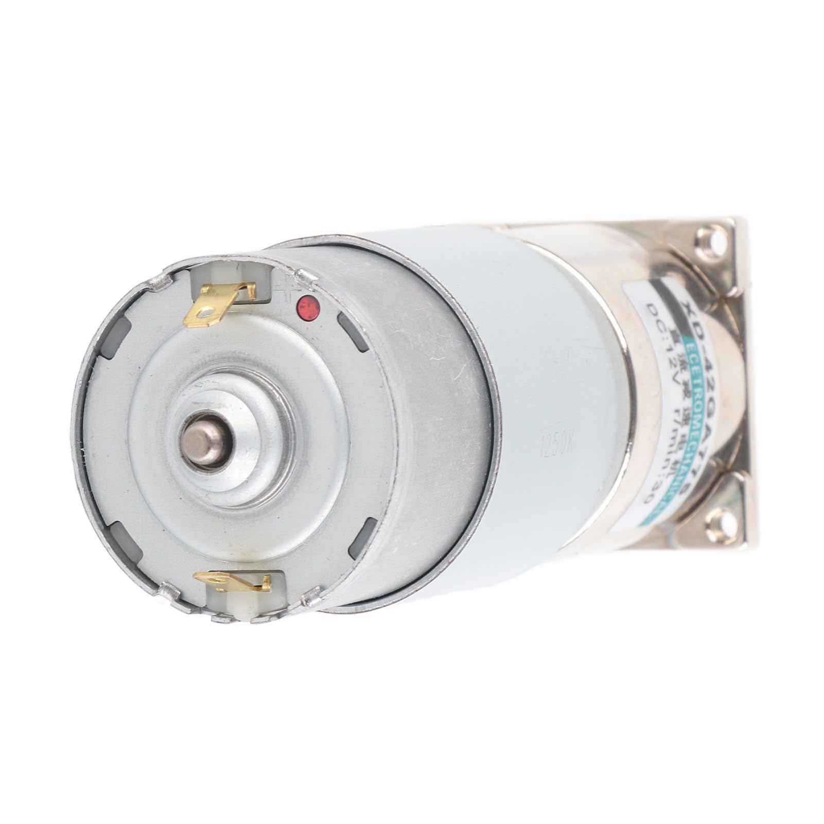 Motor de engranaje CC Mini baja velocidad CW CCW soporte de imán permanente Control deportivo 12V XD42GA755 (30 rpm/min)