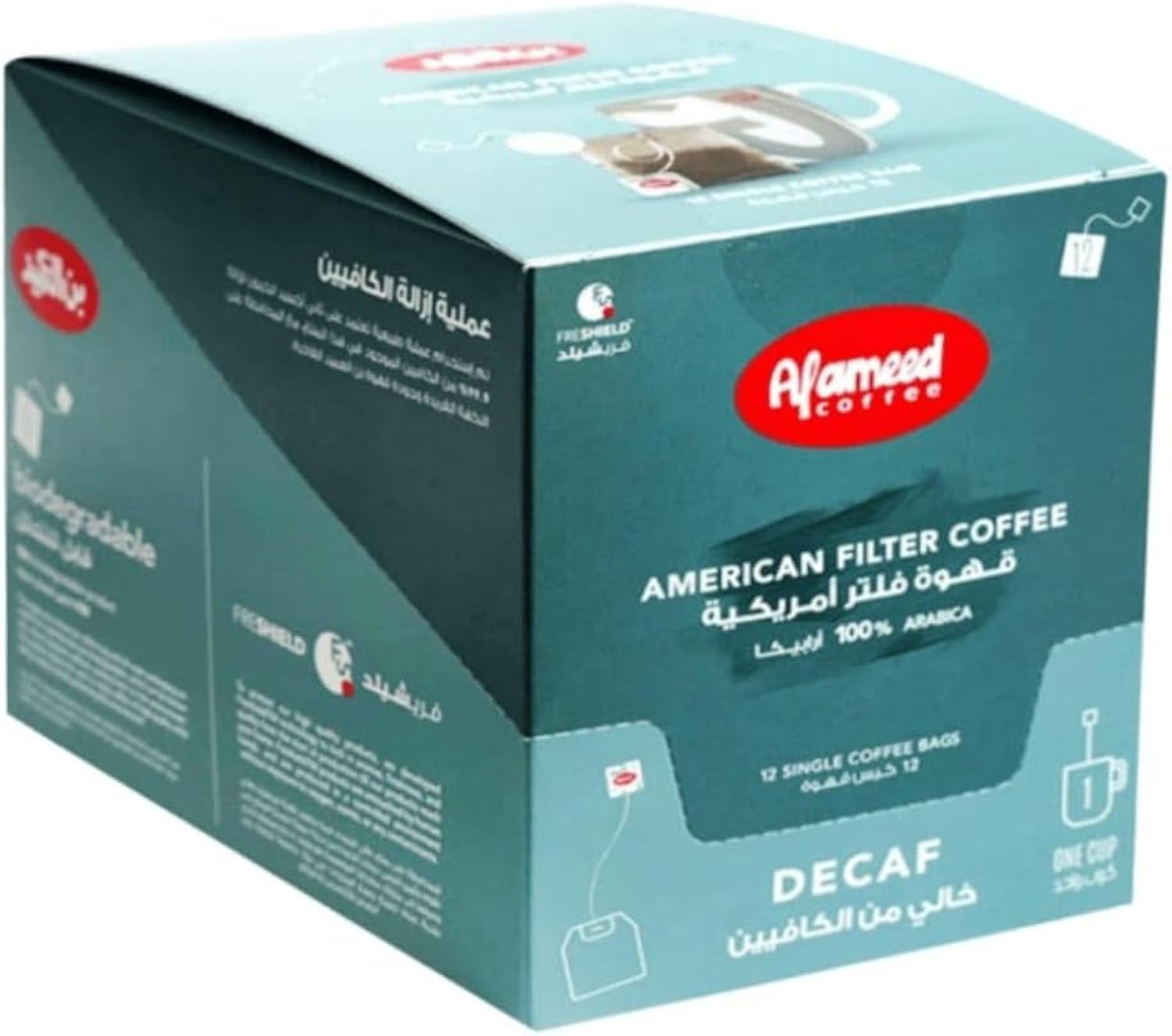 Alameed Amercian Filter Coffee Decaf 12x14gm