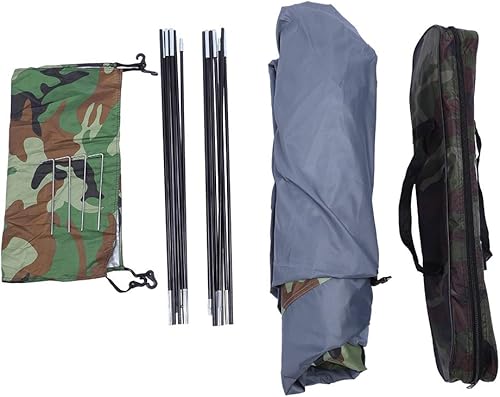 Miniatura 7 de HOBBN - Tienda de campaña de camuflaje para 3  4 personas, tela impermeable para mochileros, tiendas de campaña familiares, para senderismo, viajes,