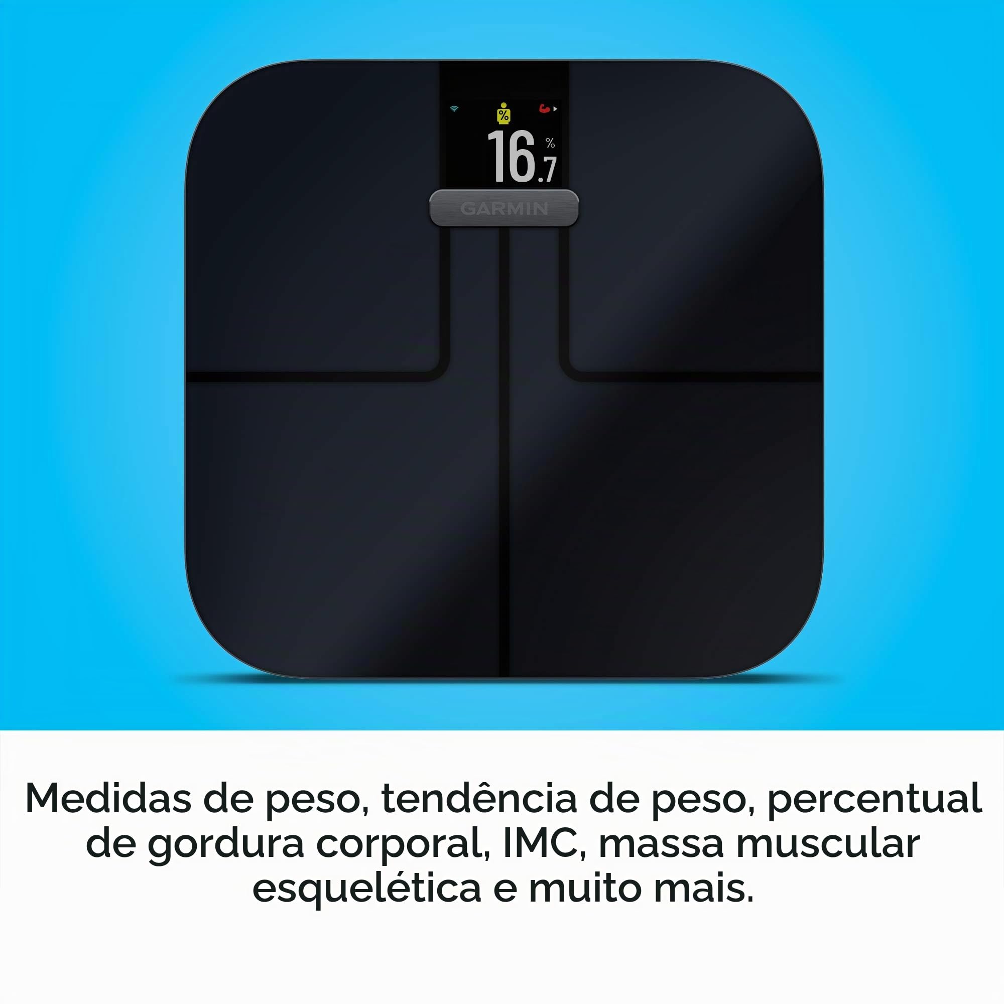 Garmin Índice S2, balança inteligente com conectividade sem fio