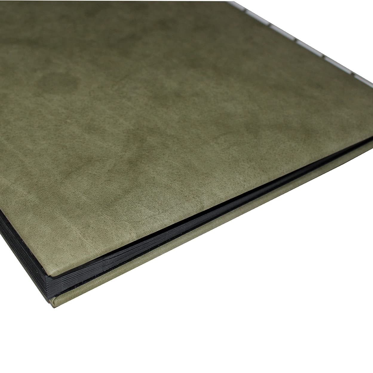 Raccoglitore in Nappa Verde, Porta Documenti, Archivio Documenti con Registro 1-12 (Gen.-Dic.) in Copertina Morbida