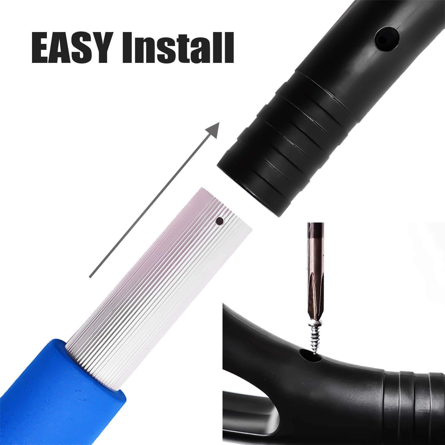 Skrobaczka do lodu i szczotka do śniegu 2w1 z antypoślizgowym uchwytem miękkim Car Windscreen Cleaner Snow Remover i De-icer DIY Tool