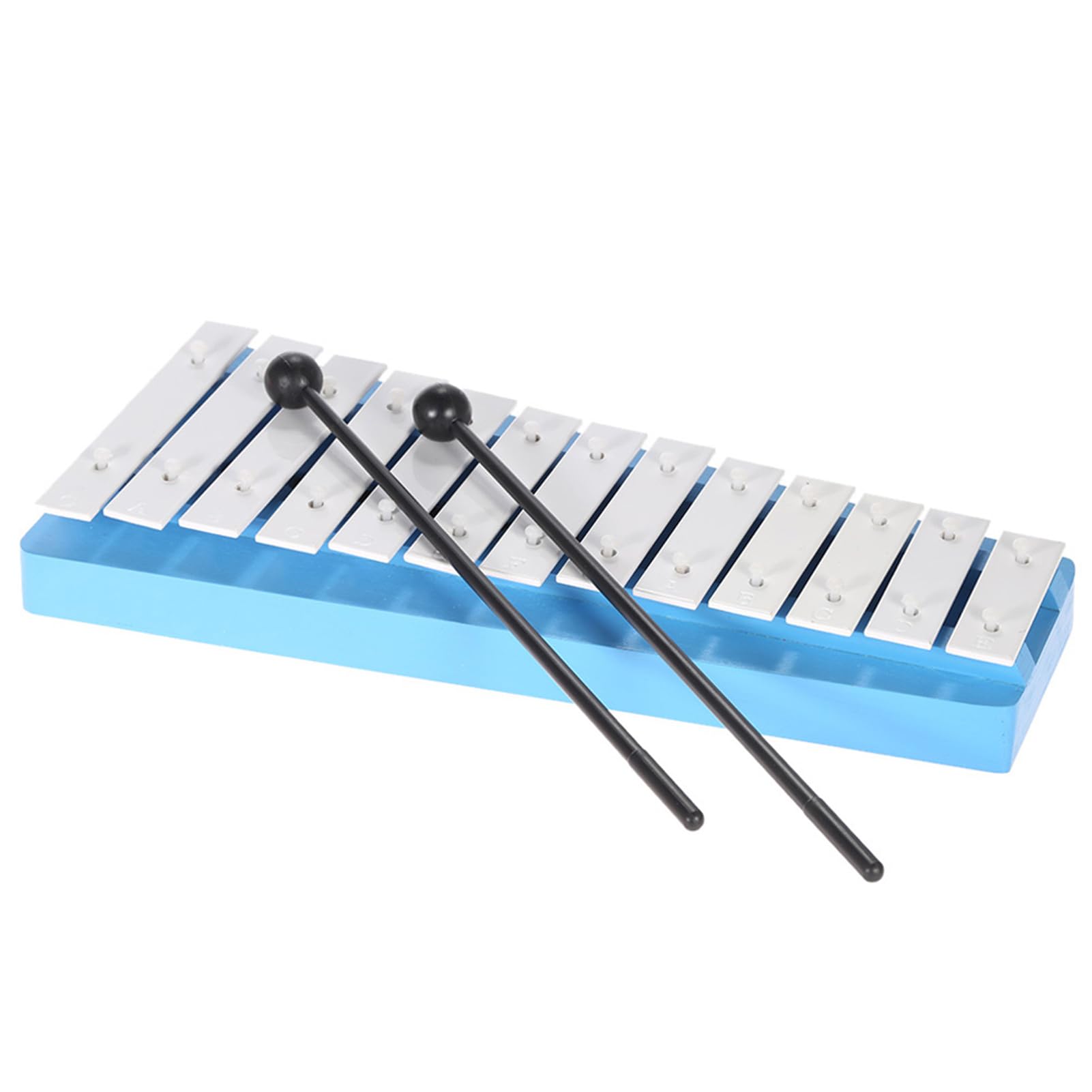 Eacam Percussion-Set, Musikspielzeug-Set für Kinder, Instrumenten-, Aufbewahrungsbox, Erinnerungsbox, Organizer-Box, 13 Arten von Musikspielzeug, Bunt, Schöne Glatte Oberfläche