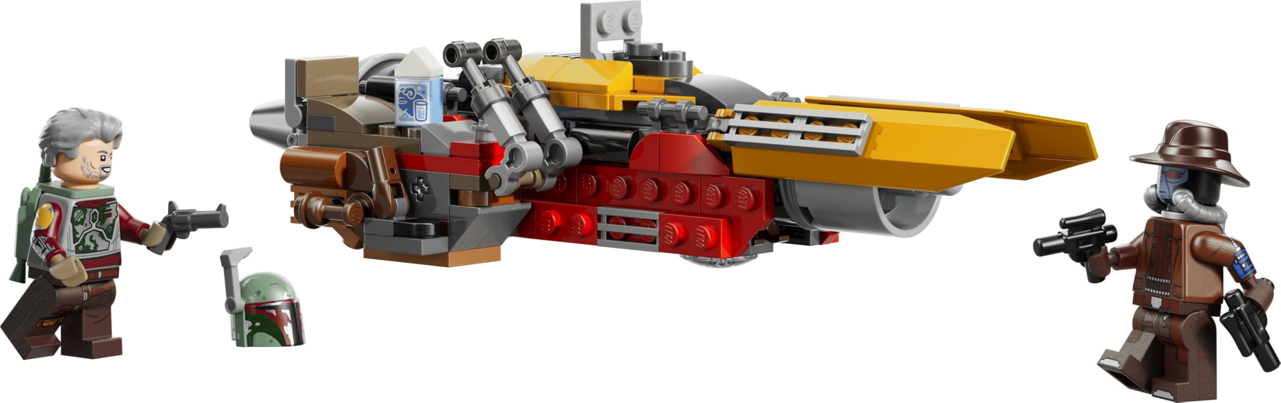 LEGO Star Wars 75437 Speeder de Cobb Vanth - Moto de Juguete con Minifiguras de Cobb Vanth y Cad Bane con Blásters y Mochila Propulsora - Regalo para Niños de 7+ Años y Fans de The Mandalorian — view 9