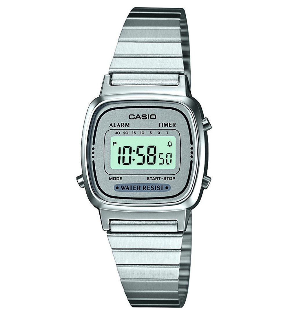 Casio LA670WEA-7EF - Reloj Color Plateado