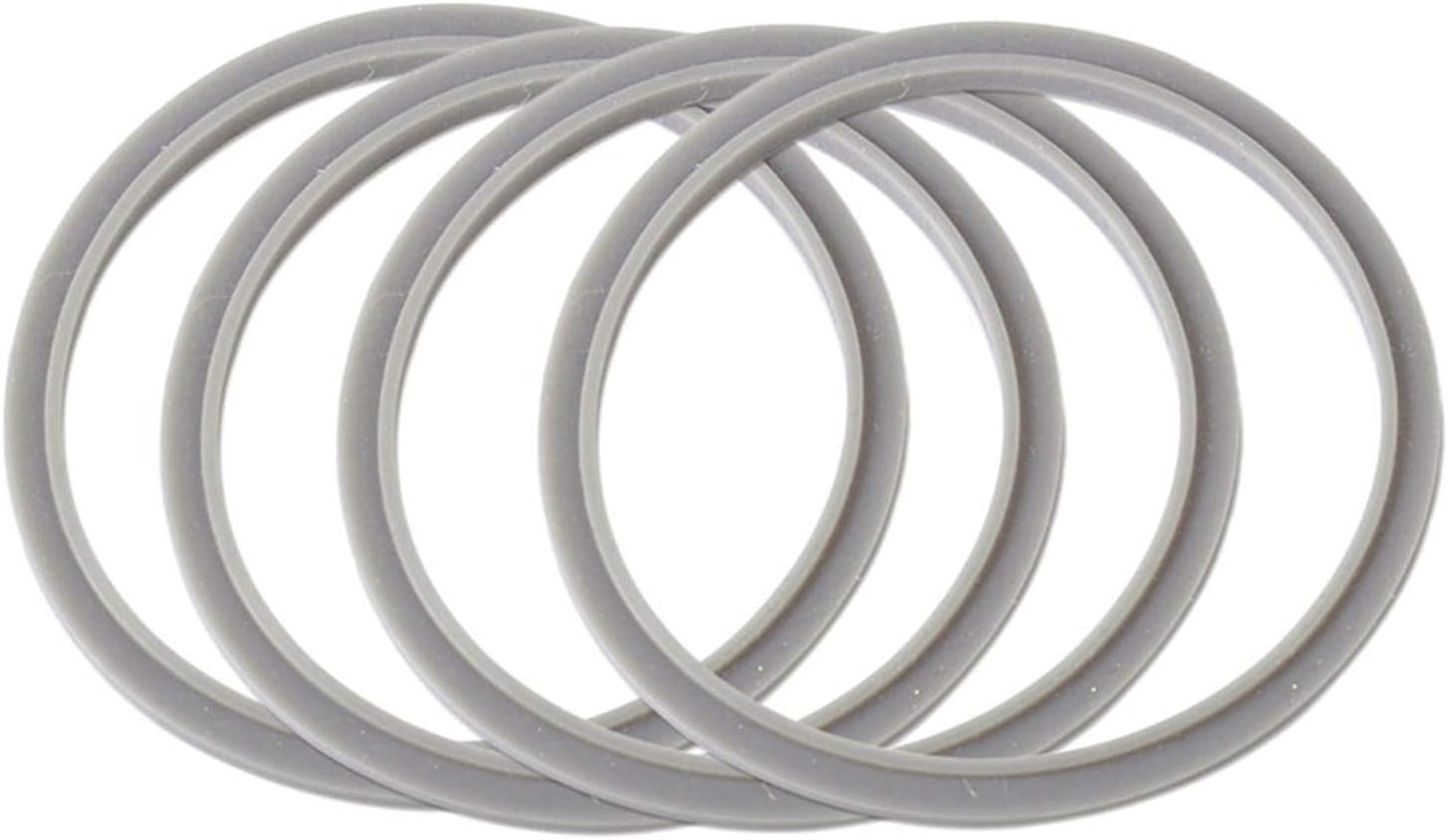 SMTHOME 4X Gray Replacement Rubber Gasket Seal Ring for Nutri Bullet