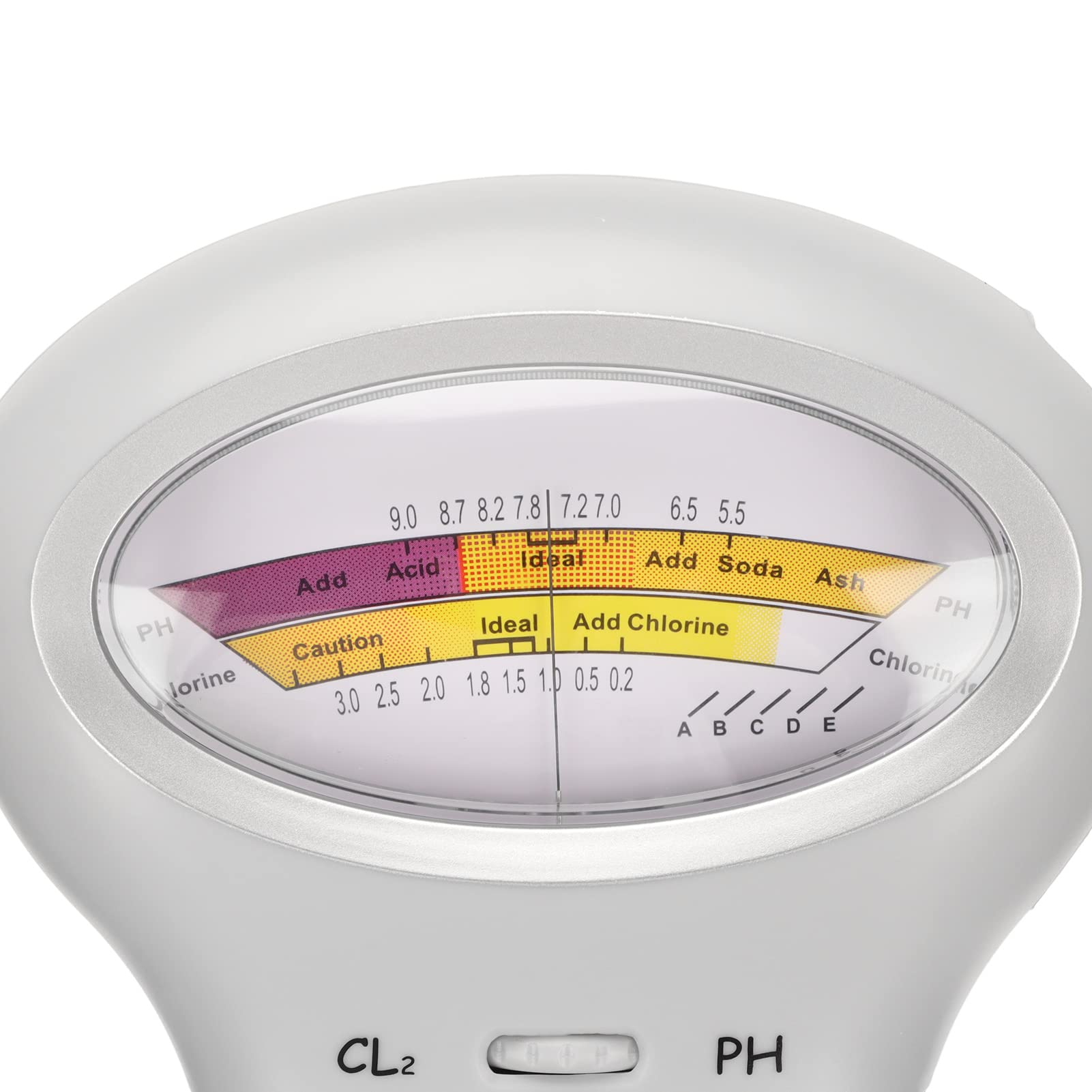 Vikye Testeur de qualité de l'eau, Précis et Fiable, Chlore d'eau et PH Compteur, Testeur d'eau Portable pour Aquariums de Spa de Piscine, etc.