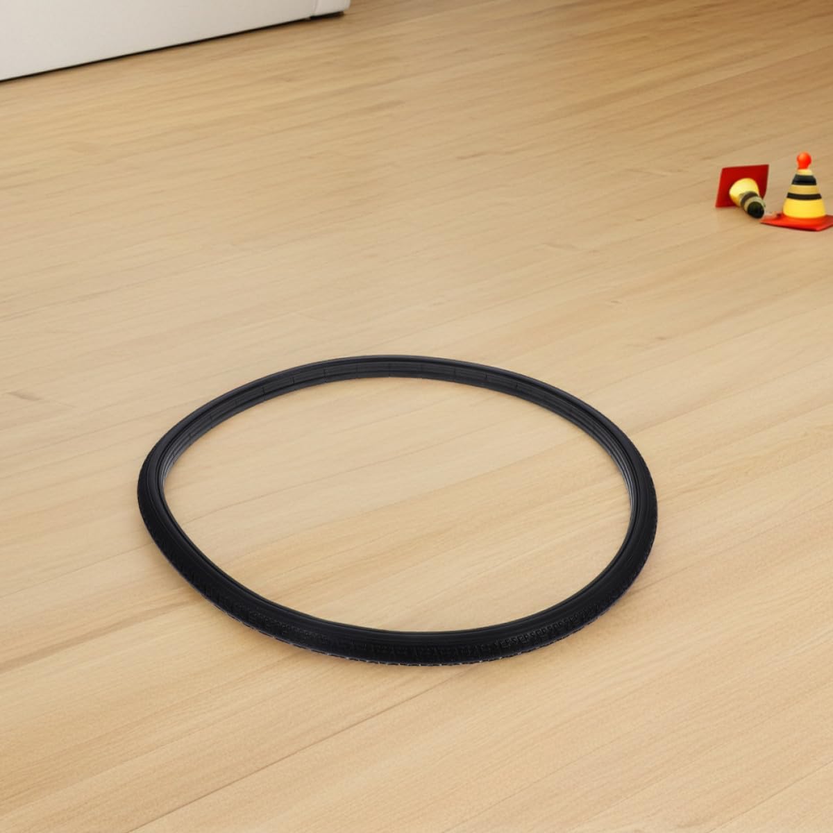 Operitacx Rollstuhl Ersatzreifen PU Schaum Vollgummi Elastisch Schwarz 24 X 1 3/8 Zoll für Manuelle und Elektrische Rollstühle Wartungsfrei