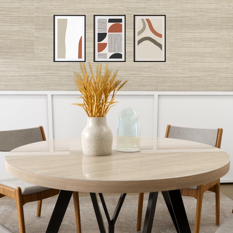MOM'S HOME Pellicola trasparente rotonda da tavolo con bordi arrotondati, spessore 2 mm, disponibile in diverse misure o su misura, protezione PVC trasparente (diametro 110 cm)