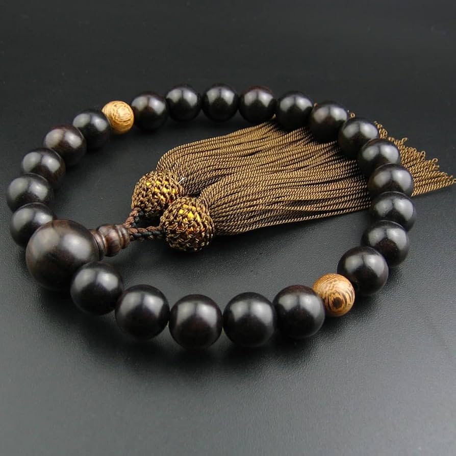 御念珠 Amazon.co.jp: 妙蓮花 お数珠 男性用 御念珠 黒檀 13ミリ 22玉