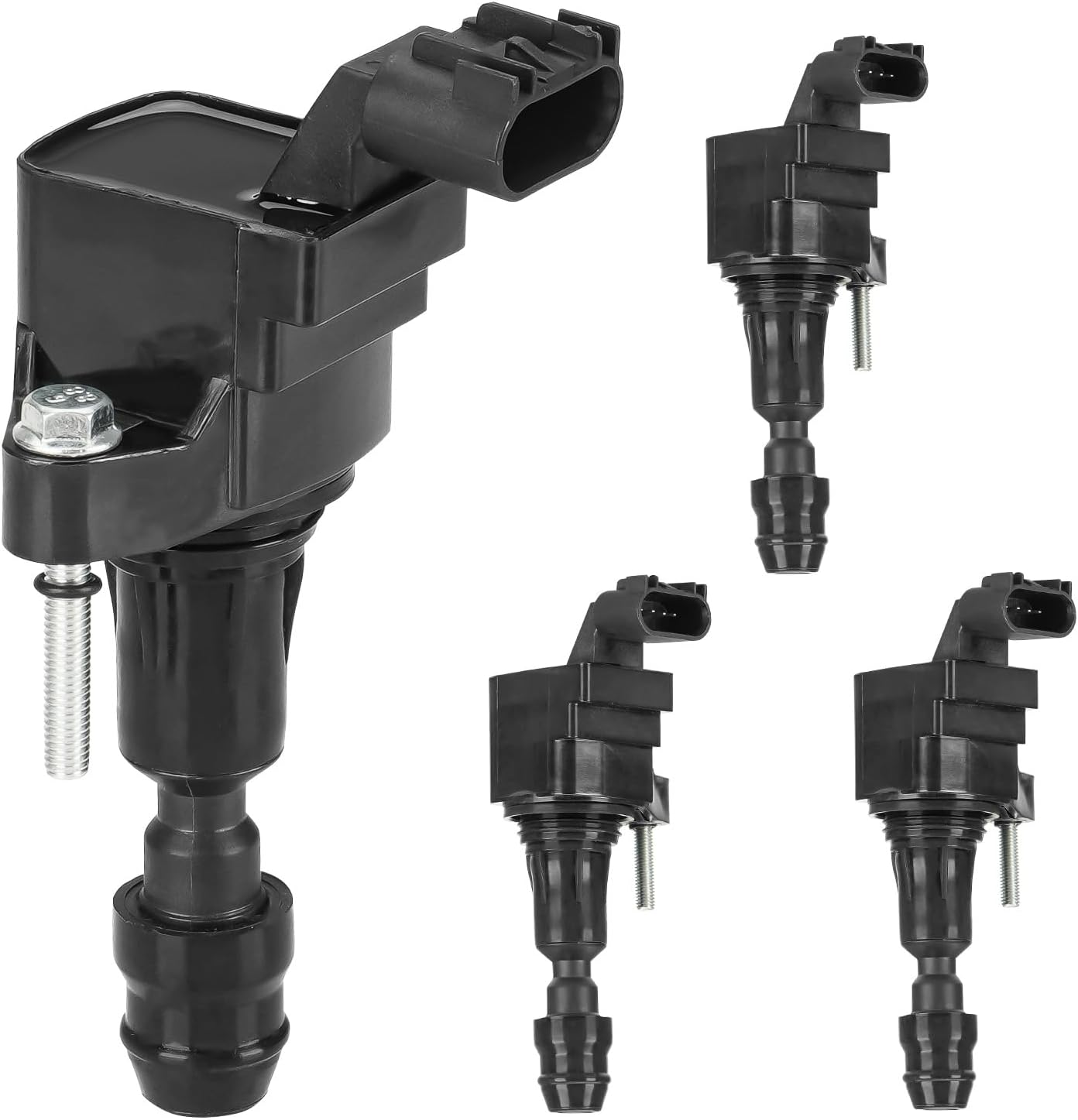 Ignition Coil Pack for Buick Chevy GMC Saturn Lacrosse Regal Verano Cobalt Equinox Malibu Terrain Ion Sky 2.4L 2L 06 07 08 09 10 11 12 13 14 15 16 17 ‎UF491 C1552 5C1609-4 Set