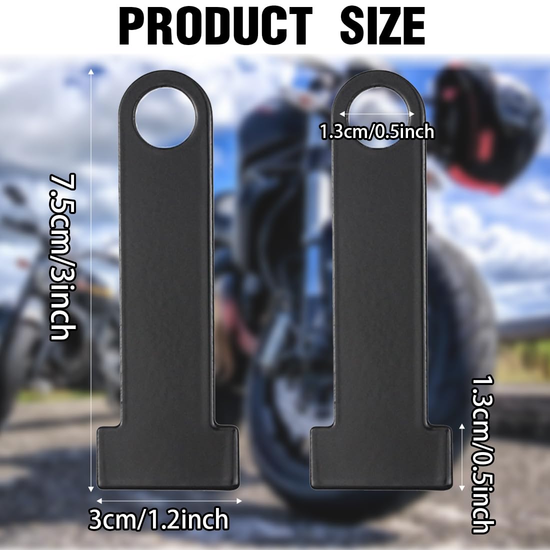 Extensión de bloqueo de casco | Correa de casco d-ring cerradura de acero inoxidable moto scooter universal motorcycle helmet lock extension