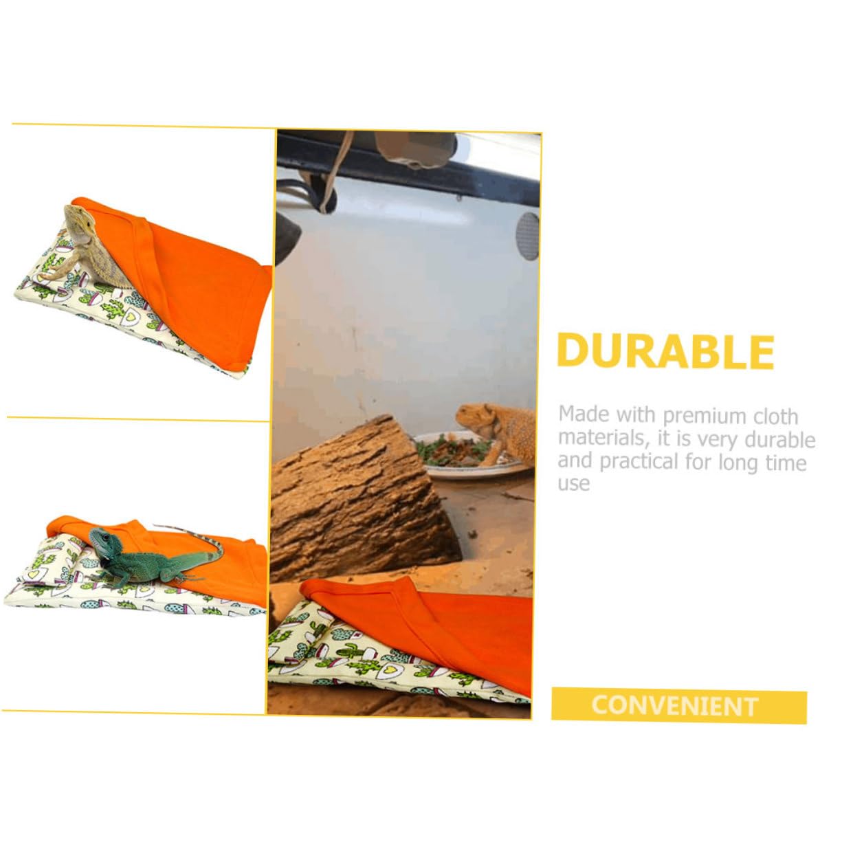 Housoutil 3piezas Cama Caliente para Pequeños Reptiles y Roedores y Duradera para Cobayas y Conejillos De Indias Diseño De Peluche Proporciona Comodidad y Seguridad El Hogar De Tu