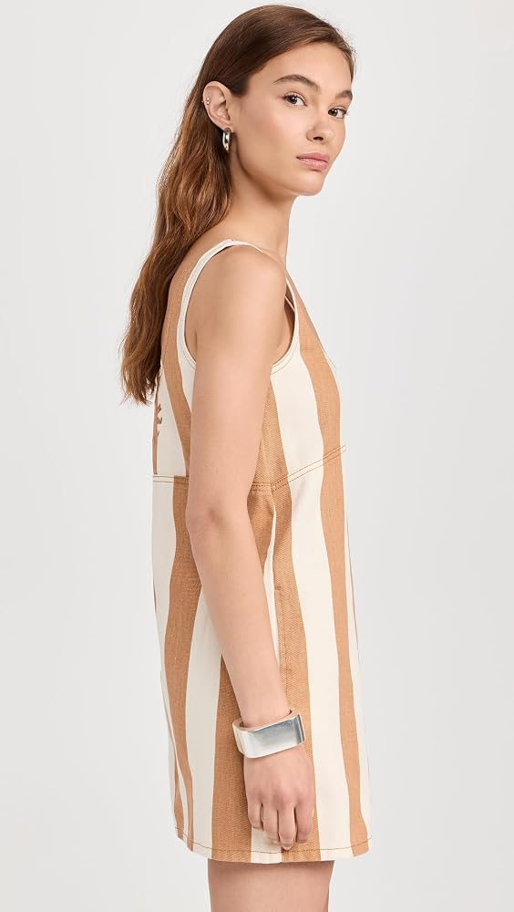 simon miller sahara striped denim dress SIMONMILLER Sahara Striped Denim Dress