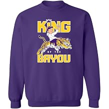 Lane Kiffin King Bayou Louisiana Crew Neck Sweatshirt