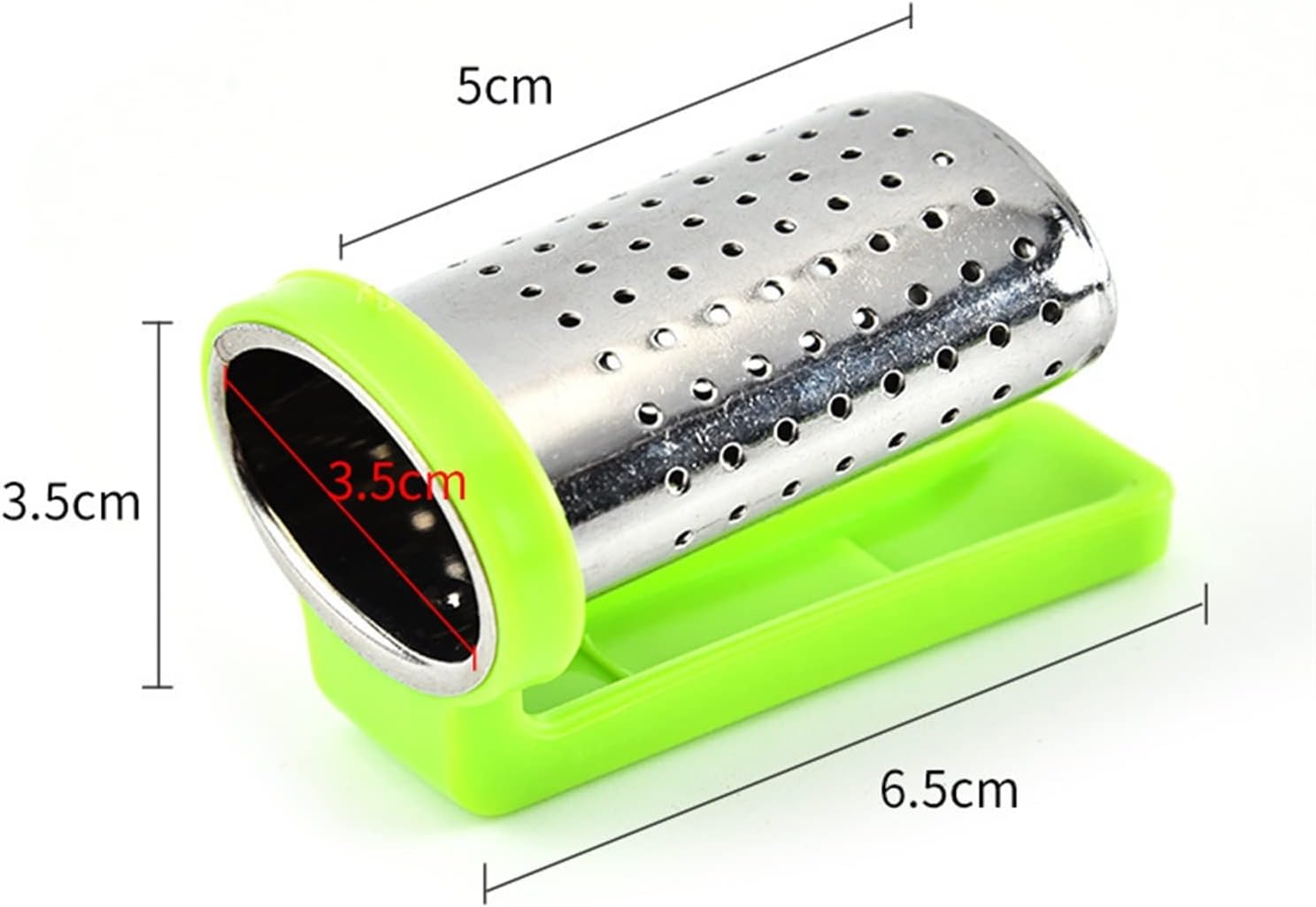 tea filter strainer Stainless Steel Tea Strainers Diffuser Herbal Spice Strainer Loose Leaf Tea Bags With Handle Tea Maker Strainer Home Tea Set (Color : 01) (1)