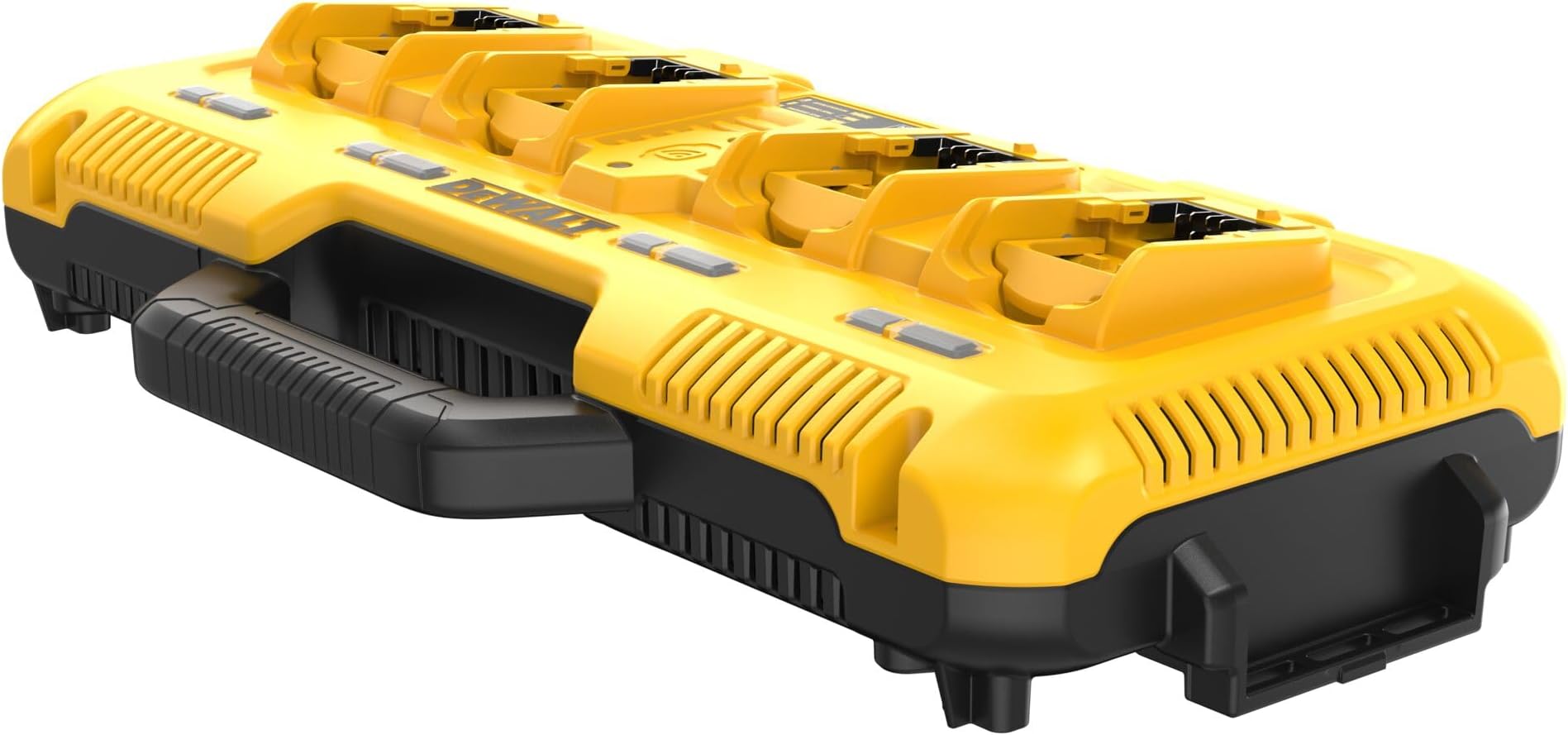 Battery Charger for 12V MAX, 20V MAX and FLEXVOLT 20V/60V MAX Batteries, 8 Amp, 4 Port Simultaneous Fast Charging Station (DCB104)