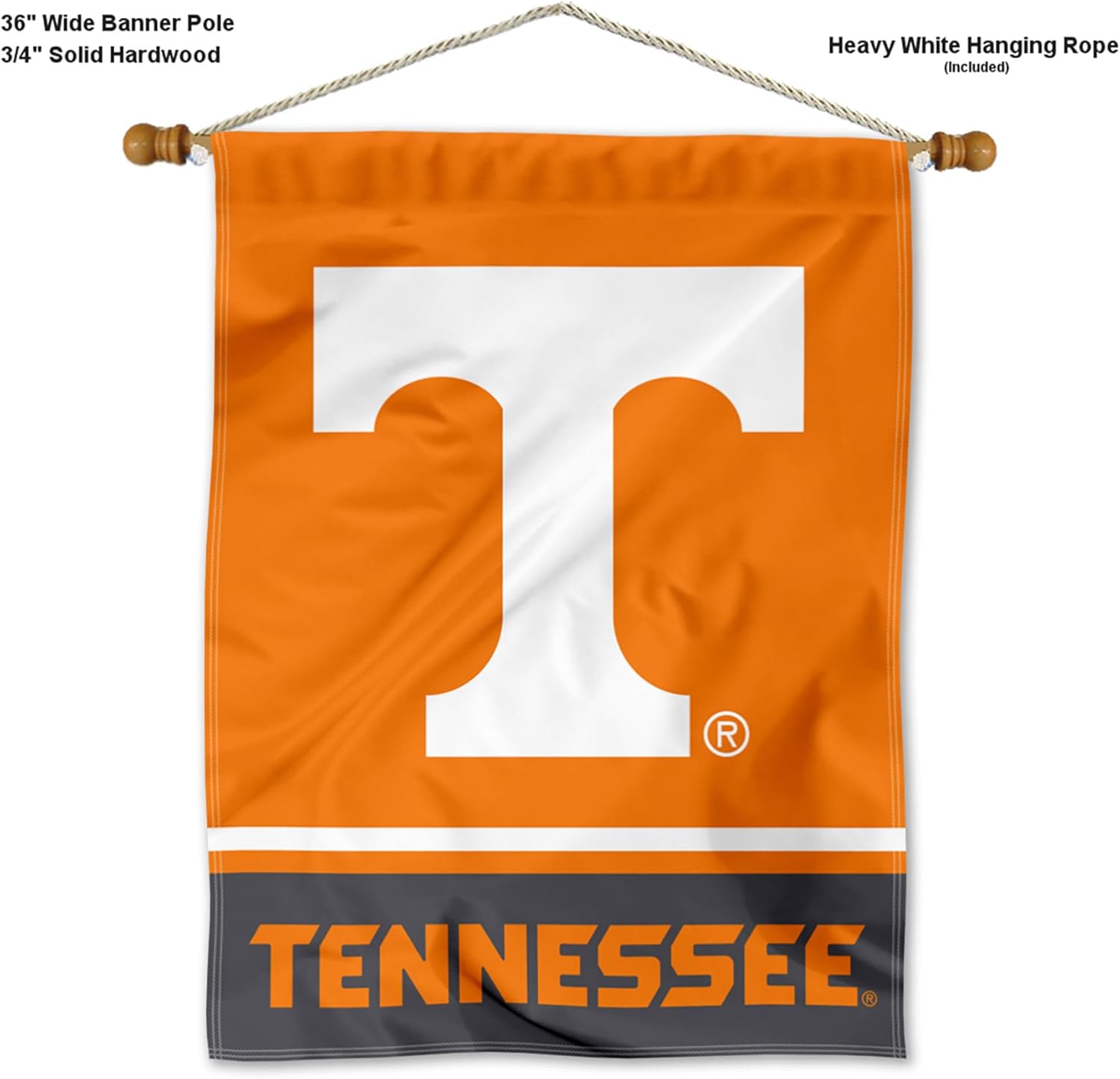 Tennessee Volunteers Banner with Hanging Pole