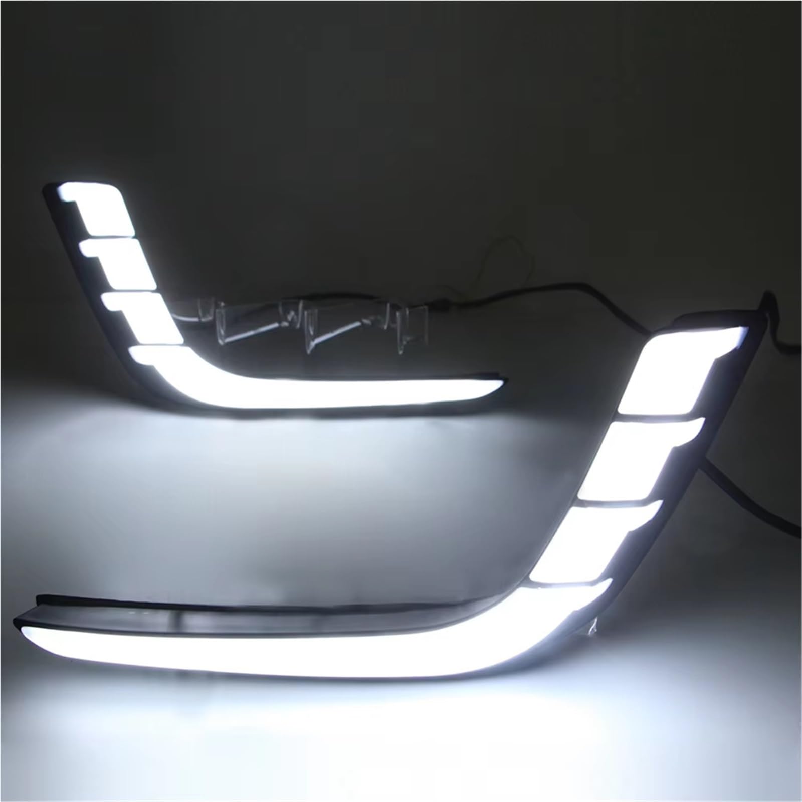 Luce segnale dinamico 1 Paio Di Fendinebbia Per Auto Indicatori Direzione Luce Guida Luci Diurne A LED Anteriori Sinistra Destra Per Suzuki Per Swift 2014 2015 2016 Indicatore Direzione lampada