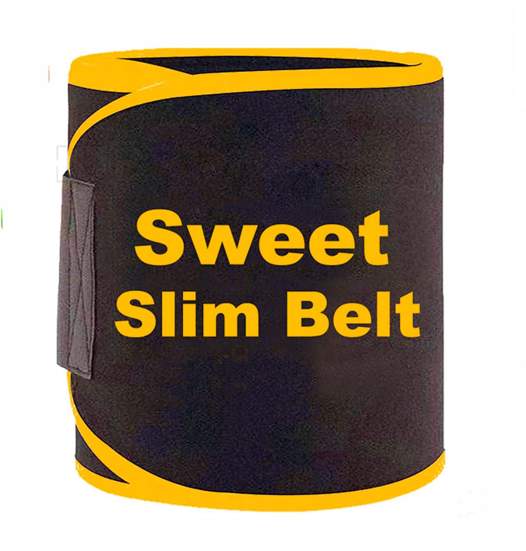 Waist Sweat Slim Belt - Slim Belt for Men and Women, Tummy Trimmer, Body Shaper, Sauna Waist Trainer - Free Size Black (B0BQ3CC2WQ) Amazon Price History, Amazon Price Tracker
