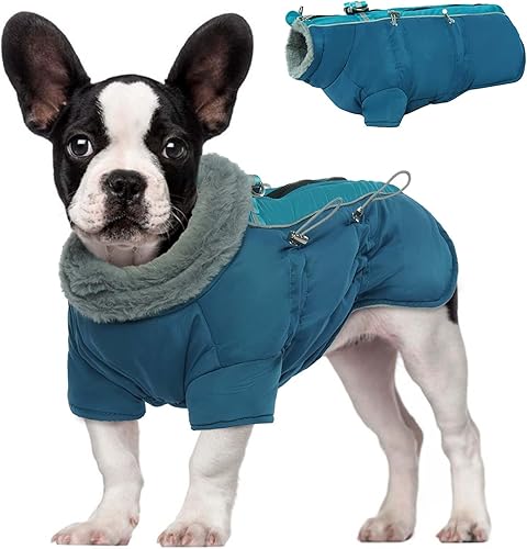 Bonaweite Abrigo de invierno repelente al agua para perros, abrigos para clima frío, abrigos para perros pequeños, medianos y grandes, chaleco