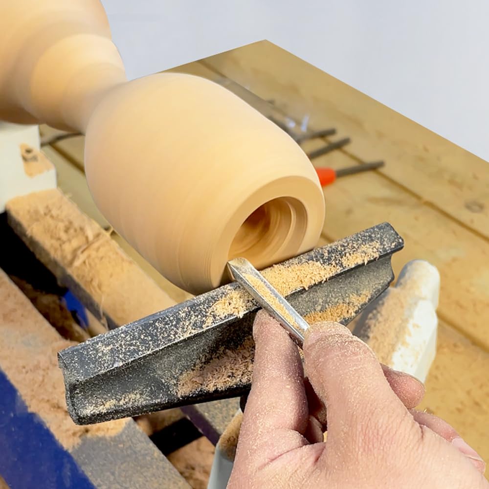 Ensemble de Ciseaux pour Tour à Bois,8 pièces,Outils de Tournage du Bois,Lames en