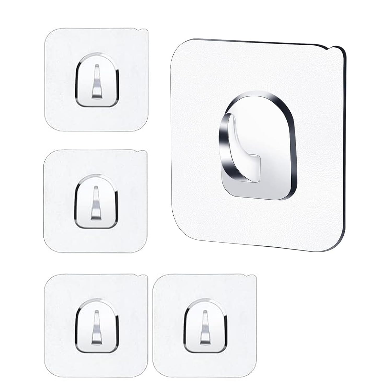 DALUCI Self Adhesive Hooks - Heavy Duty, No Drill -10 DALUCI Self Adhesive Hooks - Heavy Duty, No Drill -10