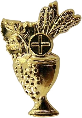 Miniatura 3 de Needzo Juego de regalo de primera comunión con rosario, escapulario, estuche y alfiler de solapa, Fieltro