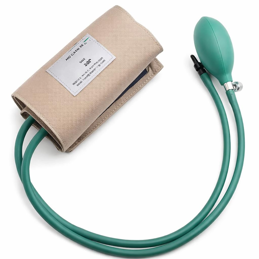 Manual Analog Blood Pressure Monitor Device with Bp Cloth, Armlet Bladder, Bp Bulb, Metal Valve & Connector with Accurate Measuring Blood Pressure - Universal Size Fits all the Brands-image-36