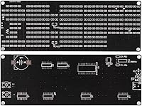 Vista 8 de Kit de reloj digital LED compacto, kit de reloj electrónico de celosía digital de 5 V con apariencia acrílica con aviso de temperatura