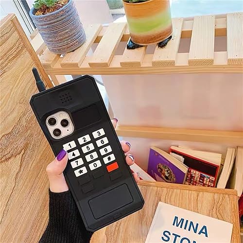 Miniatura 4 de YAKVOOK Fundas Kawaii compatibles con iPhone 14 Pro Max, funda de silicona suave a prueba de golpes para iPhone 14 Pro Max con diseño retro clásico