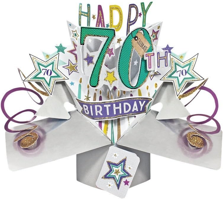 Second Nature 60th Birthday Pop Up Greeting Card - POP152, POP152A