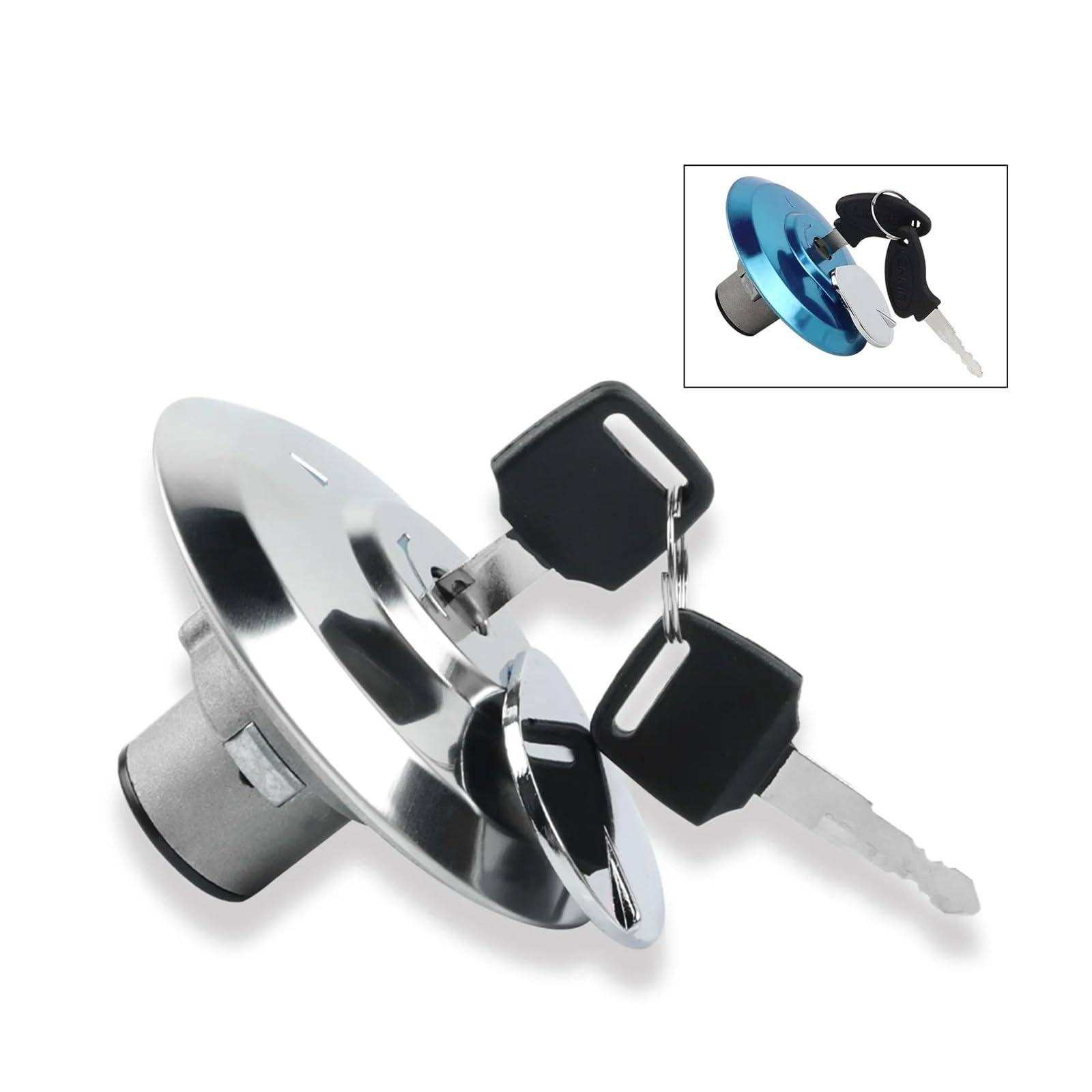 Tappo Serbatoio Serratura Serbatoio Tappo Carburante Per Hond&a CB650 CB750 | Tappo Del Serbatoio In Metallo Resistente, Guarnizione A Prova Di Perdite, Funzionamento Facile Anche